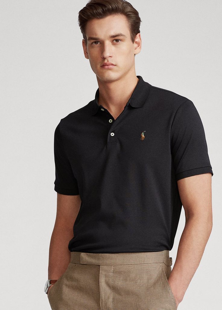 Jet Black Polo Tee